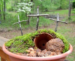 easter garden